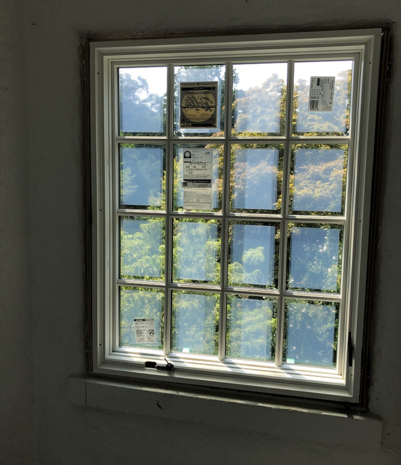 Foam around the windows